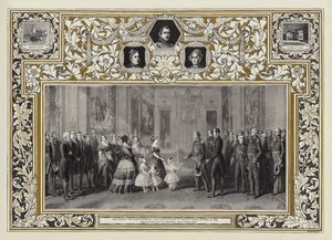Sa Majesté la Reine recevant le roi Louis-Philippe au château de Windsor, 8 octobre 1844