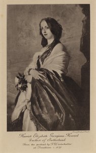 Lady Harriet Elizabeth Georgiana Howard - Franz Xaver Winterhalter
