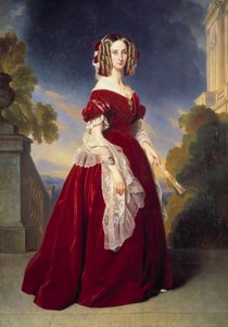 Portrait en pied de Louise Marie Thérèse Charlotte Isabelle d