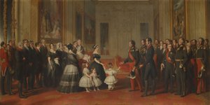 Réception de Louis-Philippe, roi des Français, au château de Windsor, 8 octobre 1844 - Franz Xaver Winterhalter