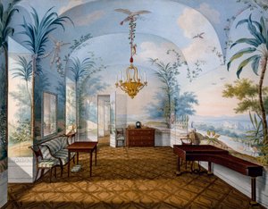 Salle de peinture, Palais de Schönbrunn connue sous le nom de Salle Marian