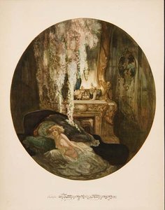 Femme nue dans son boudoir