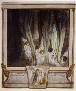 Illustration de la Divine Comédie de Dante, Purgatoire, Chant XXI: 62 - Franz von Bayros