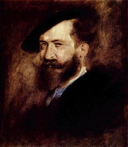 Portrait de Wilhelm Busch - Franz von Lenbach