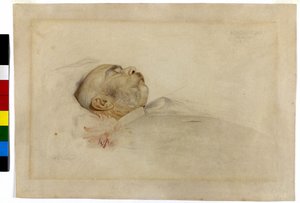 François-Joseph Ier sur son lit de mort