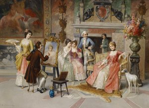 Peintre de portraits - Franz von Persoglia