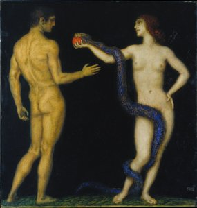 Adam et Ève - Franz von Stuck
