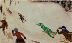 Enfants en luge