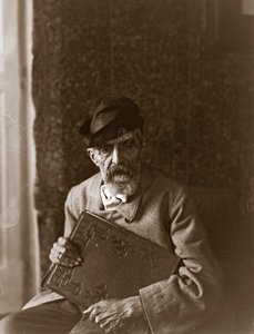 Portrait du peintre italien Domenico Morelli (1826-1901)