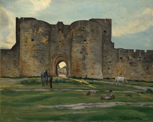Porte de la Reine à Aigues-Mortes, 1867 - Frédéric Bazille
