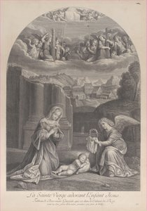 La Vierge Marie adorant l