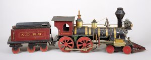 Modèle de locomotive et tender, 1877