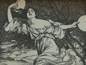 Bacchante, début 20ème siècle 1914-1915
