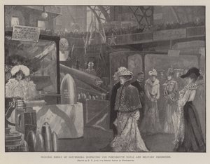 La princesse Henry de Battenberg inspectant l