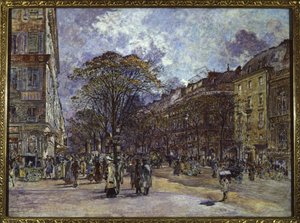 Boulevard des Italiens, Paris - Frederic Anatole Houbron