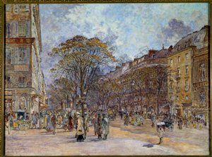 Le boulevard des Italiens à Paris