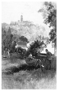 Government House, Melbourne, Victoria, Australie, 1886