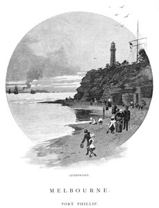 Queenscliff, Port Phillip, Victoria, Australie, 1886