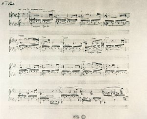 Partition des "Études pour piano opus 10" du compositeur polonais Frédéric Chopin (1810-1849) - Frederic Chopin
