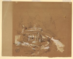 Un Moulin dans les Alpes - Frederic Edwin Church