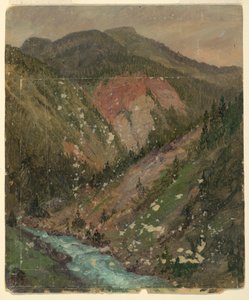 Paysage alpin (Bavière ou Suisse)