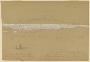 Cayambé, matin, depuis le Temple du Soleil, Quito - Frederic Edwin Church