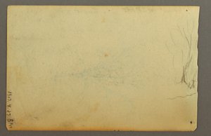 Dessin, Un arbre sans feuilles, février 1845 - Frederic Edwin Church