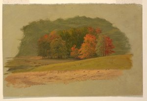 Dessin, paysage d
