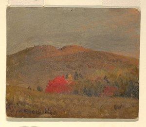 Dessin, paysage d