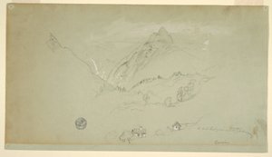 Dessin, Berchtesgaden, Bavière, juin-août 1868