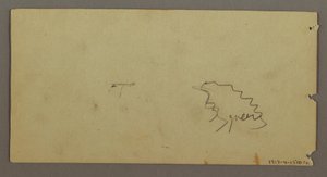 Dessin, bâtiment au clair de lune, peut-être 1869 - Frederic Edwin Church