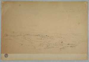 Dessin, Cartago, Colombie, 23 juillet 1853 - Frederic Edwin Church