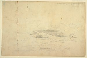 Dessin, études de nuages, août 1844 - Frederic Edwin Church