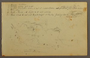 Dessin, Étude de nuages, 1844 - Frederic Edwin Church