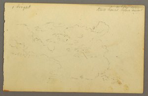 Dessin, Étude de nuages, 1844 - Frederic Edwin Church