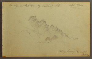 Dessin, étude de nuages, 1844 - Frederic Edwin Church