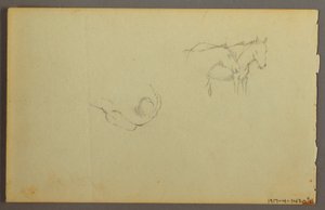 Dessin, étude de nuages, 1844 - Frederic Edwin Church