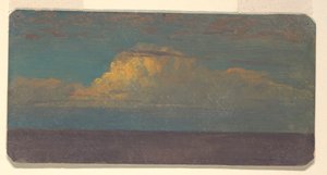 Dessin, étude de nuages, 1870-80