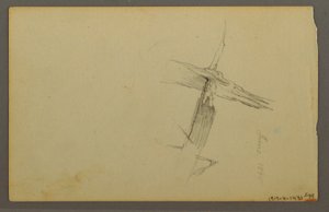 Dessin, Étude de nuages, versant d