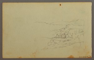 Dessin, étude de nuages, peut-être 1844 - Frederic Edwin Church