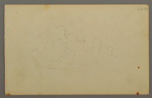 Dessin, nuages, 1844 - Frederic Edwin Church