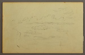 Dessin, Nuages, peut-être 1844 - Frederic Edwin Church