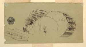 Dessin, Fragments de colonnes et d