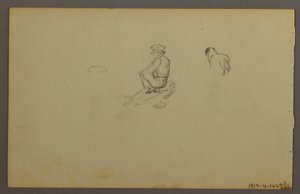 Dessin, Dunes, 1844 - Frederic Edwin Church