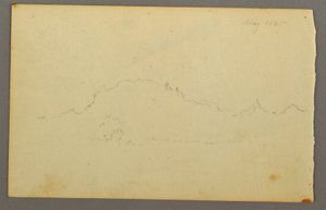 Dessin, Bordure de bois, 1844 - Frederic Edwin Church