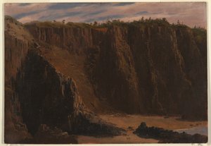 Dessin, île de Grand Manan, Canada, août-septembre 1851 - Frederic Edwin Church