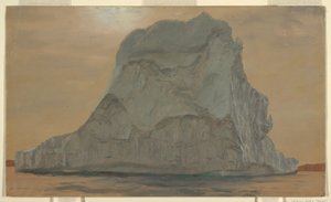 Dessin, iceberg gris, juin ou juillet 1865