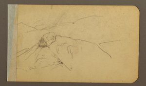 Dessin, chaînes de collines et de montagnes, San Bernal Peak, 1889