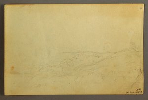 Dessin, Maison dans les bois au bord d