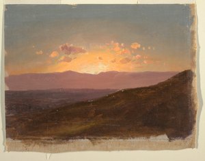 Dessin, Vue sur la vallée de l